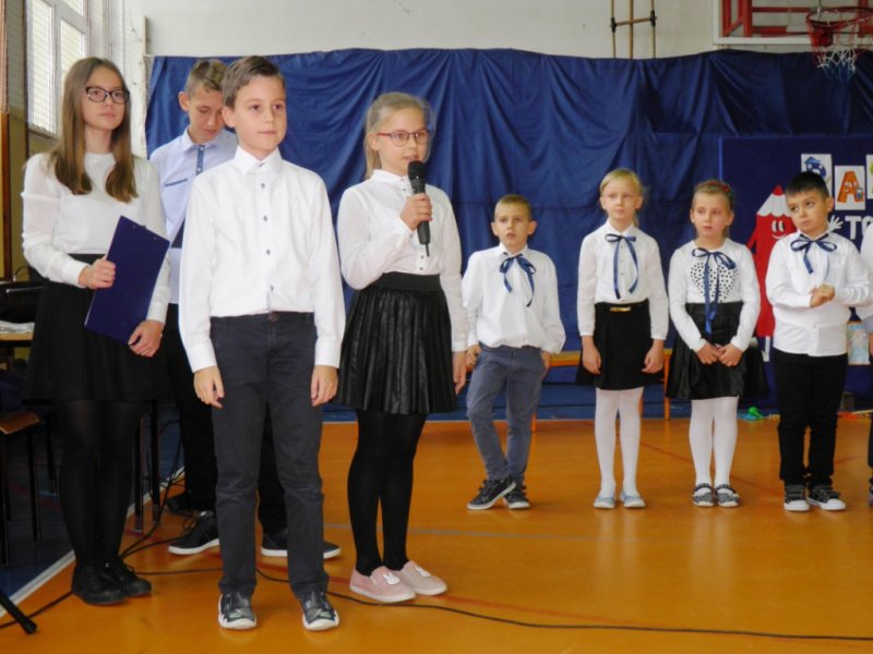 Pasowanie na ucznia klasy I.